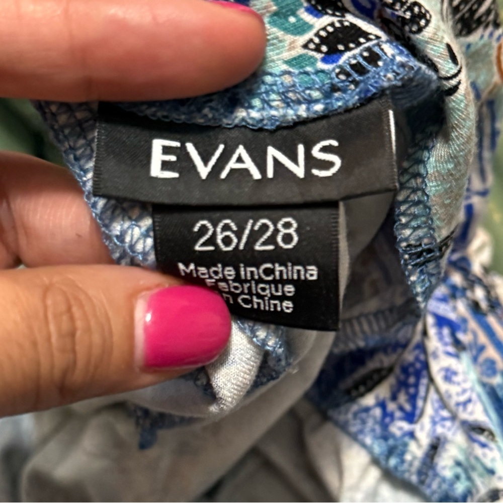 Evan’s‎ blue blouse - Picture 2 of 3